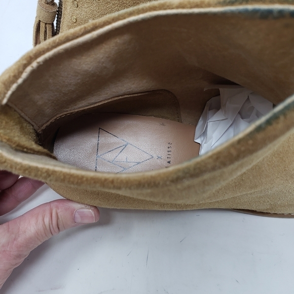 Ascot Friday x Matisse Payton tan suede ankle boot size 7.5 - Picture 9 of 9